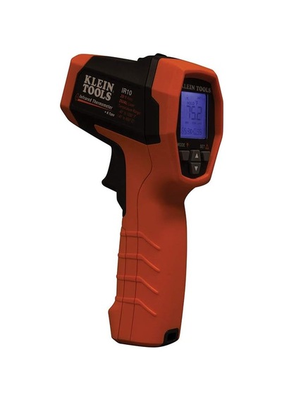 Klein Tools Ir10 Kızılötesi Termometre, Dijital, Çift Hedef Lazerli, 20:1