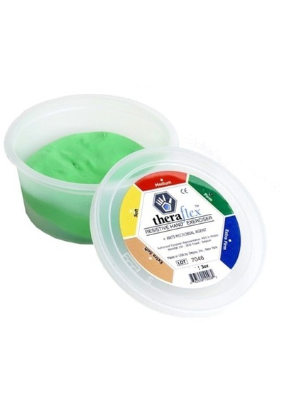 Theraflex El Egzersiz Hamuru Yeşil Renk 57 Gr