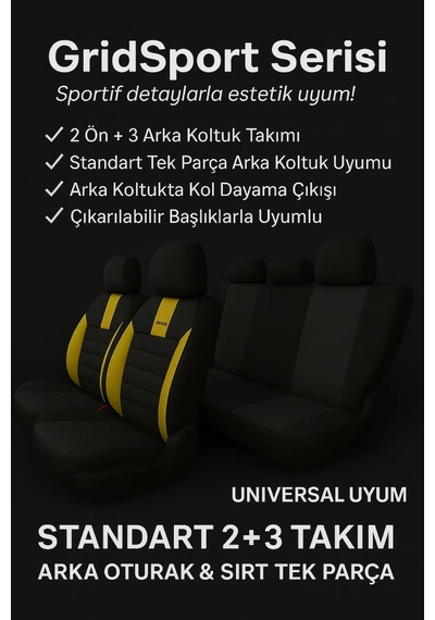 Mini R56 3 Kapı Hatch 2006 2013 Grindsport Serisi Koltuk Kılıfı