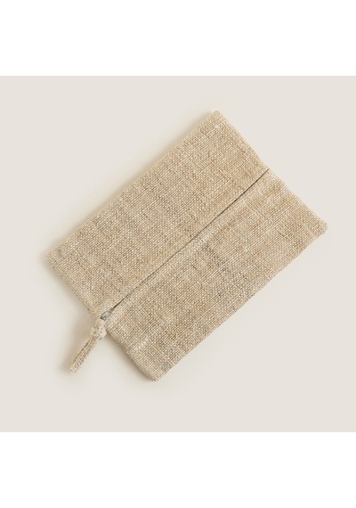 Chakra Hiyali Dikdörtgen Çok Amaçlı Çanta 19x25cm Natural