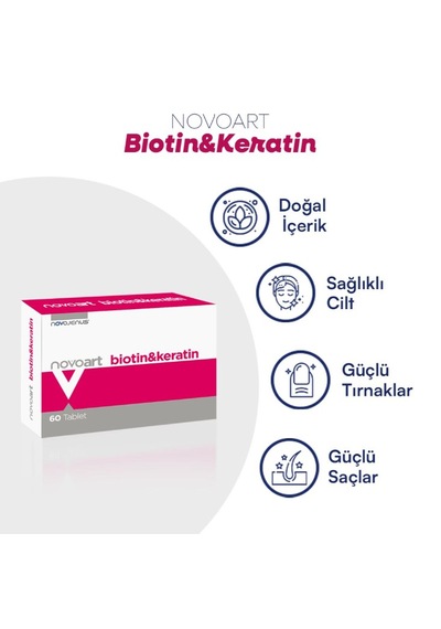 Novoart Biotin & Kreatin 60 Tablet