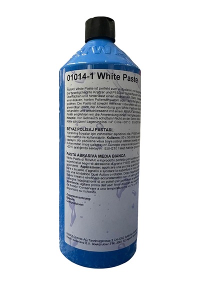 Rıwax White Polish Pasta Beyaz Pasta 1kg Profesyonel Cila, Çizik , Parlaklık Ve Koruma