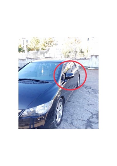 Civic Fd6 Batman Yarasa Ayna Kapağı Piano Black 2006 2011