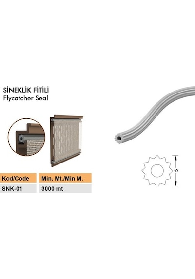 Sineklik Fitili / Sineklik Contası / Sineklik Fitili Snk-05