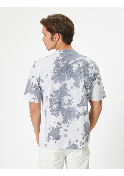 Koton Oversize Tişört Batik Desenli Kısa Kollu Bisiklet Yaka Pamuklu Gri Desenli 4sam10331hk Gri Koton Oversize Tişört Batik Desenli Kısa Kollu Bisiklet Yaka Pamuklu Gri Desenli 4sam10331hk Gri
