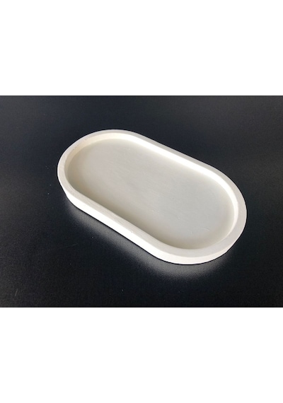 Bernami Vazo Pinterest Dekoratif Oval Beyaz Beton Biblo Tabakbeton Takı Tabağı Mum Tabağı Mumluk Organizer Diğer
