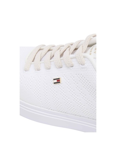 Tommy Hilfiger Kadın Marka Logolu Günlük Kullanıma Uygun Ekru Sneaker Fw0fw09289 0lh