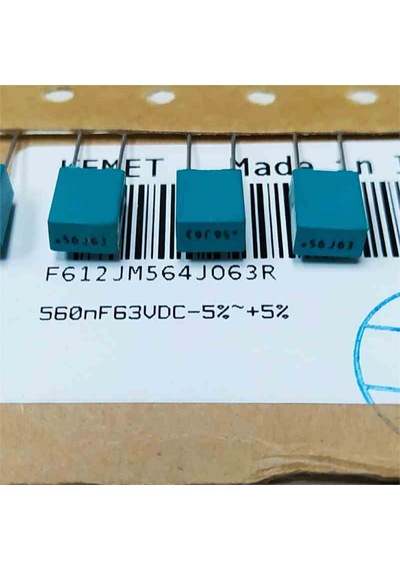 F612jm564j063r 560nf 63v 5mm Polyester Kondansatör 50 Adet