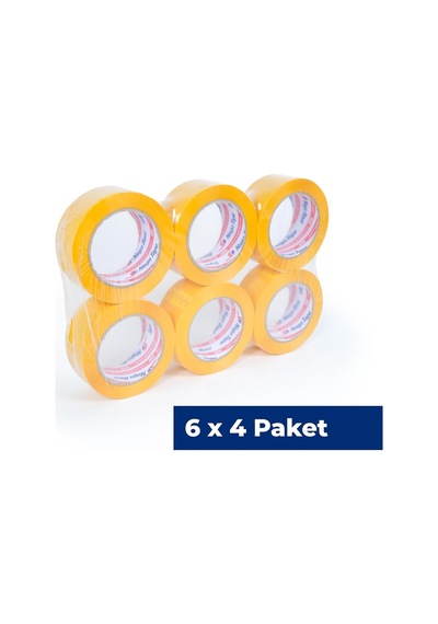 Tr 45 Mm X 100 Mt Sarı Koli Bandı 24 Adet