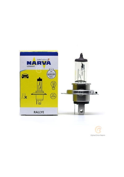 Ahmet Otomotiv Narva Ampul H4 12v 100/90w P43t Tırnaklı - 2 Adet