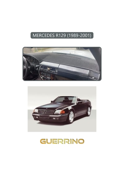 Mercedes R129 1989-2001torpido Koruma Halısı Gri Kenar