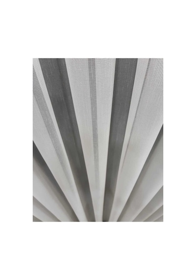 Keten Titi Ince Yağmur Desenli1-2,5 Normal Pileli 125 X 200 Cm Tül Perde Kırık Beyaz