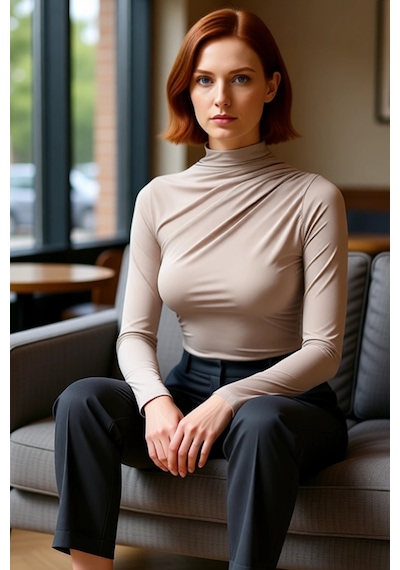 Ersefa Moda Kare Yaka Örme Slim Düz Desen Casual Günlük Crop Kısa Kol Bl Taş