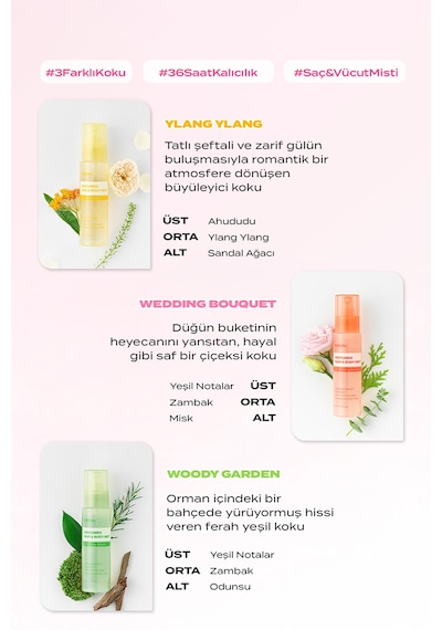 Kundal Perfumed Hair & Body Mist Wedding Bouquet