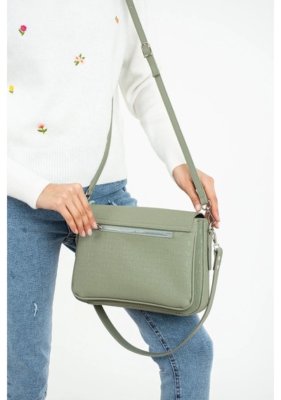 Just Polo Kadın Büyük Boy Ayarlanabilir Askılı Lüks El Ve Omuz Çantası Ebat : 29 X 19 Cm Yeşil 67386419