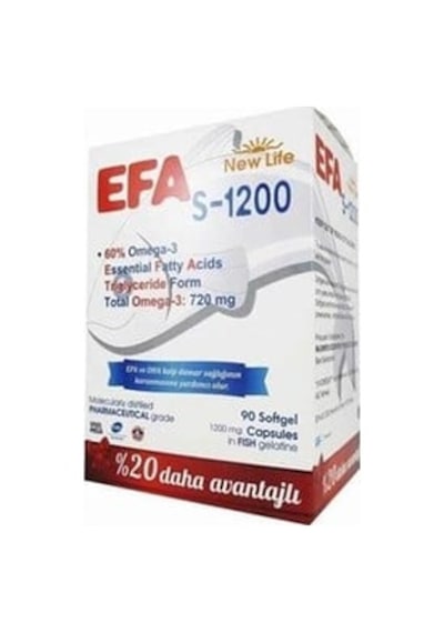 New Life Efa S-1200 Mg 90 Kapsül Diğer