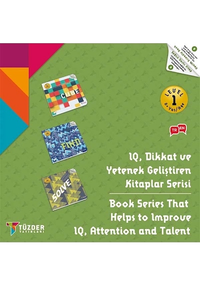 9'Lu Set 8+ Yaş / Iq Dikkat Ve Yetenek Geliştiren Kitaplar Serisi