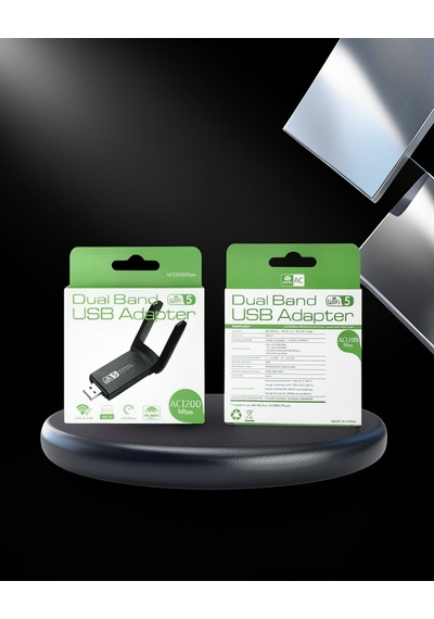 Çift Bant Usb Wifi Adaptör 1200 Mbps 60036760