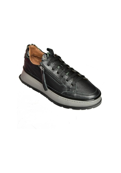 Fox Shoesp555306603 Siyah Hakiki Deri Spor Ayakkabı Sneakers Siyah