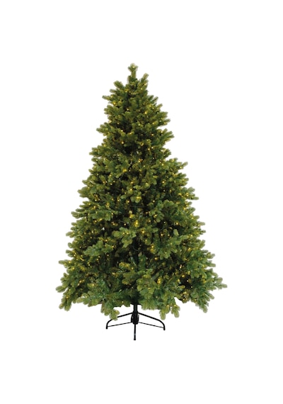 Waldern Premium Luxury Series 180 Cm Pvc&pe Mix Işıklı Yılbaşı Ağacı Demir Ayak