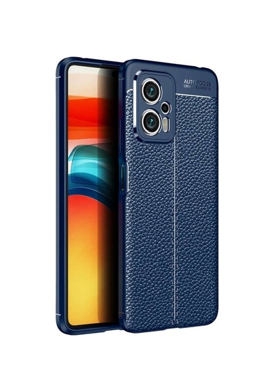 Xiaomi Poco X4 Gt İle Uyumlu Kılıf Deri Görünümlü Silikon Telefon Kılıfı Kapak