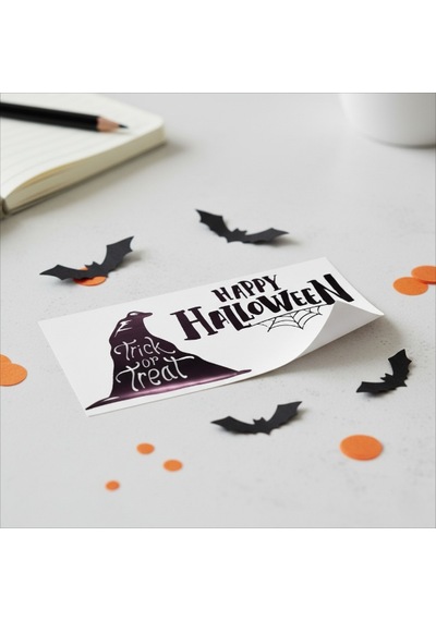 Happy Halloween Temalı Duvar Stickerı Çok Renkli 88801208