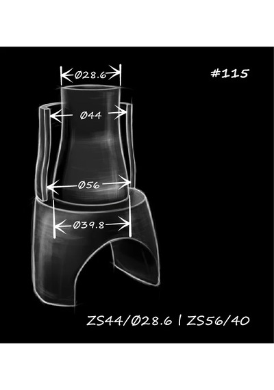 Token Tk035a Press Fit 1.1/8 &amp 1.5 Furç Seti 44/56 Siyah