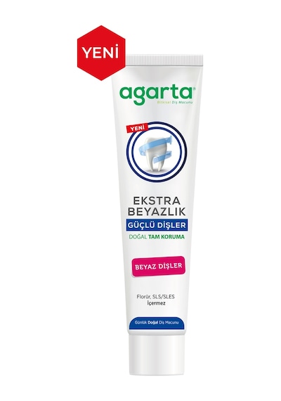 Agarta Doğal Ekstra Beyazlık Güçlü Dişler Diş Macunu 75 ML