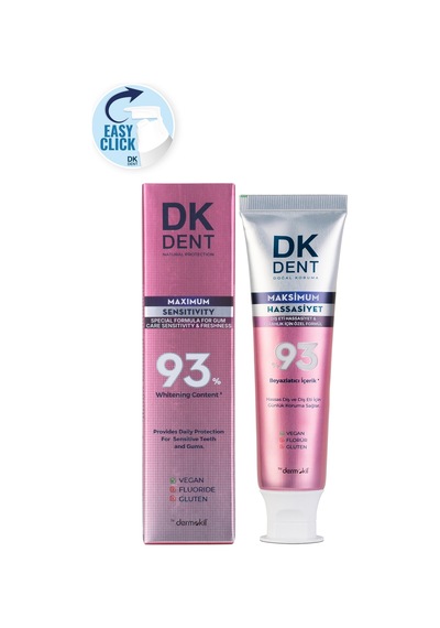 Dk Dent Maks Hassas Beyazlık Diş Macunu 75 Ml Diş Hassasiyeti