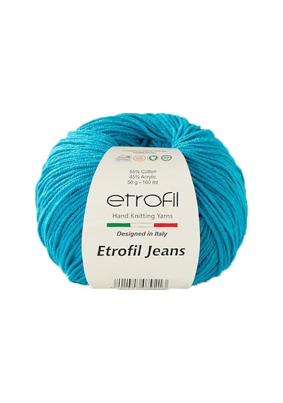 Etrofil Jeans El Örgü Iplikleri - 50 Gr / 160 Metre - Tüm Renkler