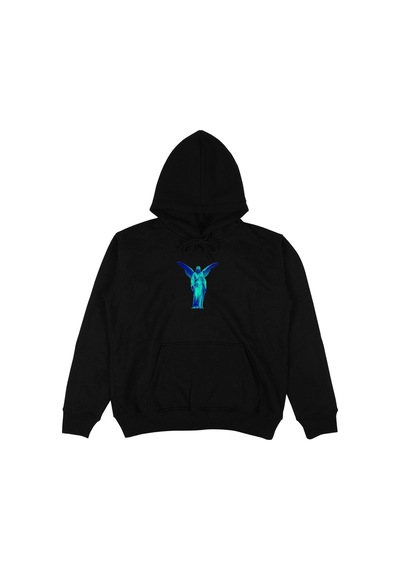 Startmore Adrift Histeria Siyah Oversize Unisex Kapüşonlu Sweatshirt Hoodie Siyah