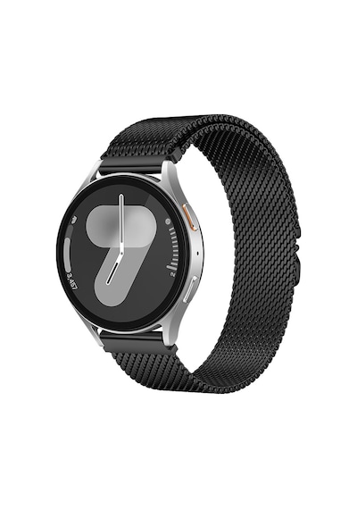 Kilifone - Xiaomi Amazfit Gtr 47mm 22mm Uyumlu - Kordon Metal Hasır Kordon - Krd-25 - Siyah - T36951