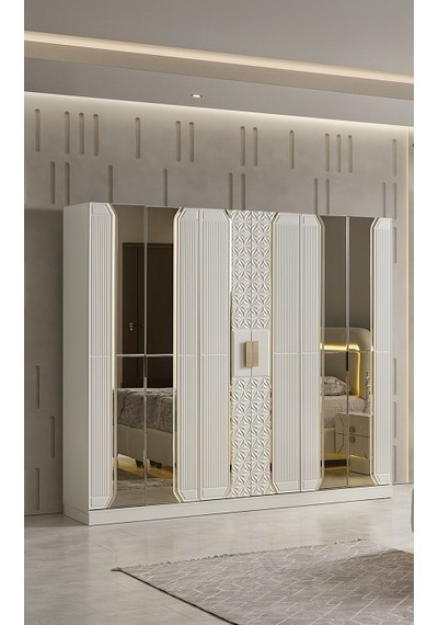 Merlin Mdf 6 Kapaklı Dolap Merlin Mdf 6 Kapaklı Dolap
