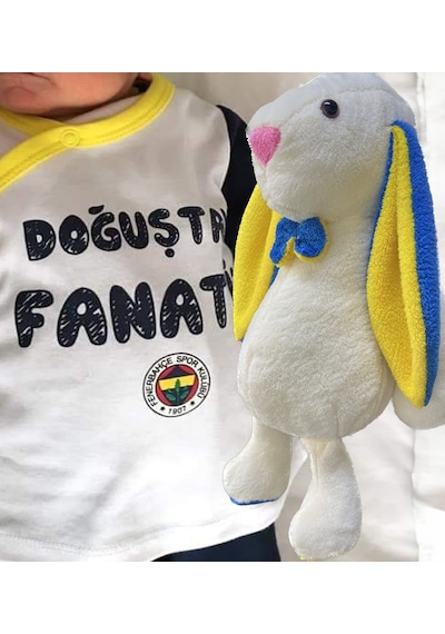 Uyku Arkadaşım Papyonlu Uzun Kulak Bunny Peluş Tavşan Lacivert