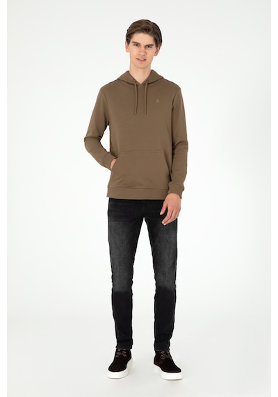 U.s. Polo Assn. Erkek Haki Sweatshirt 50295167-vr027 Haki