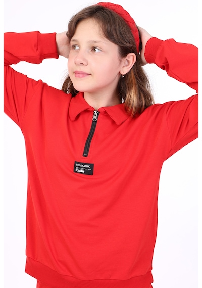 Toontoy Kids Toontoy Kız Çocuk Eşofman Takım Kırmızı