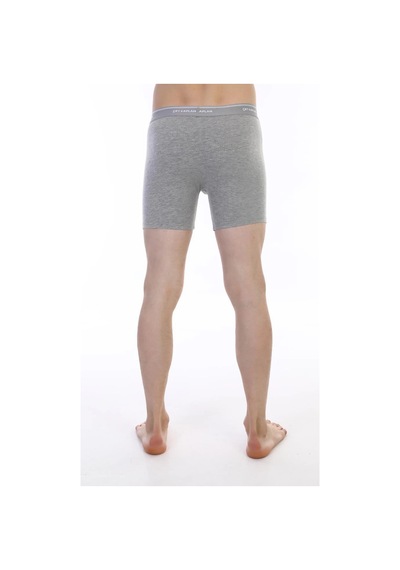 Çift Kaplan 855 Uzun Erkek Boxer - Gri - 57 Gri