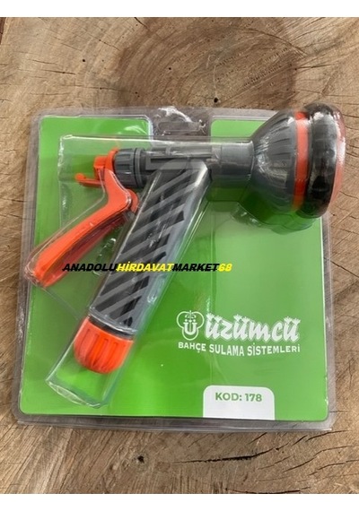 Üzümcü Bahçe Sulama Tabancasi Çim Çiçek Sulama Tabancasi