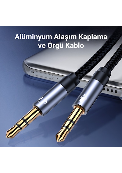 Rocoren Hi-fi Trrs Mikrofon Ve Kulaklık Ayırıcı 3.5mm Y Jack Kablo