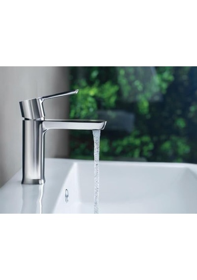 Modern Tek Delikli Bataryası Tek Saplı Bataryası Krom Lavabo Bataryası Tahliye Montajı Krom 581lf-pp Çok Renkli