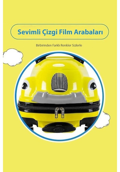 Luxchild Premium Abs Çocuk Valizi Çok Renkli