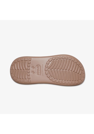 Crocs Classic Crush Kadın Kahverengi Terlik Düz 207521 Kahverengi
