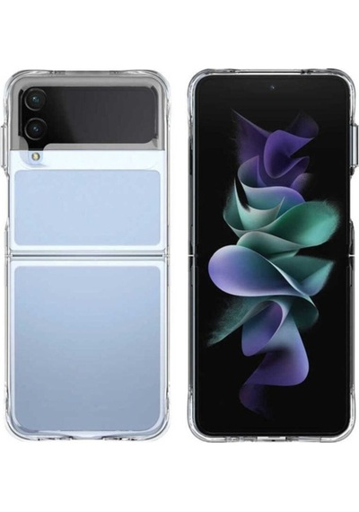 Samsung Uyumlu Galaxy Z Flip 4 Kılıf Zore Vonn Kapak Renksiz