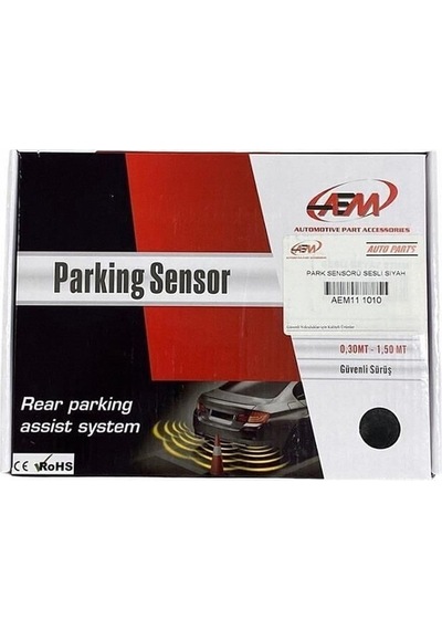 Aem Araç Geri Park Sensörü Bip Bip Ses İkazlı Beyaz 18mm Göz Aem Aem11 1012