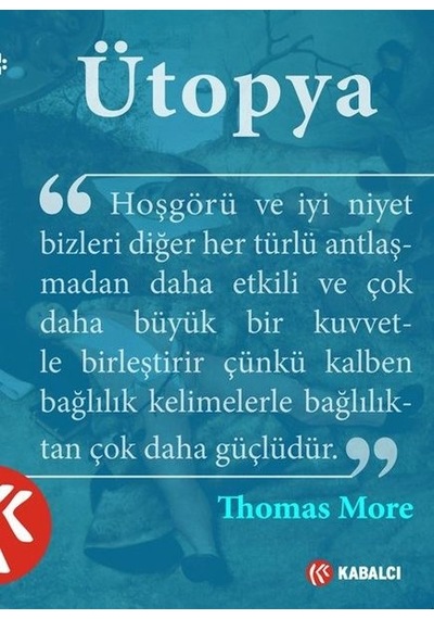 Ütopya - Thomas More - Kabalcı Yayınevi