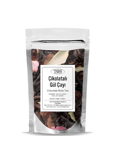 Tos The Organic Spices Çikolata Gül Çayı 40 G