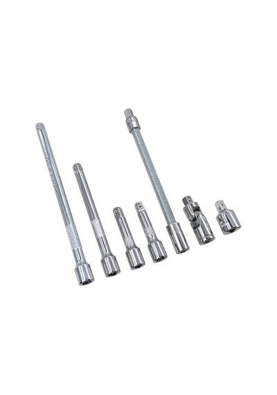 6497 1/4" Lokma Uzatma Arakol Adaptör Seti 7 Parça