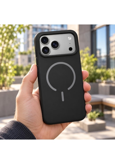 İphone 17 Pro Max İle Uyumlu Magsafe Destekli Premium Silikon Kılıf