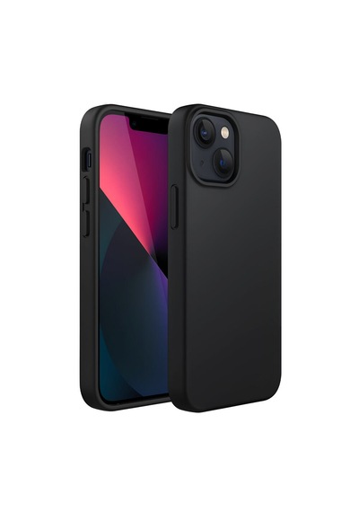 Bix İphone 14 Plus / 15 Plus Silikon Kılıf Magsafe Uyumlu Güçlü Koruma Darbe Emici Siyah