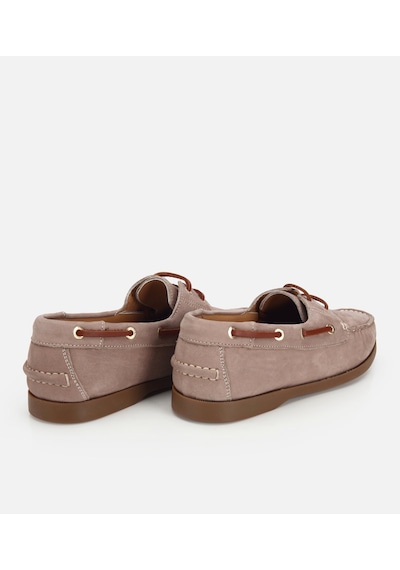 Hotiç Erkek Nubuk Deri Bej Bağcık Detaylı Günlük Loafer 02ayh319740a300 02ayh319740a300